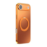 360度旋轉支架MagSafe電鍍手機殼附鏡頭蓋，適用於iPhone 17 Pro Max，適用於iPhone 17 Pro，適用於iPhone 17，適用於iPhone Air，適用於iPhone 16 Pro Max，適用於iPhone 16 Pro