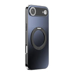 360度旋轉支架MagSafe電鍍手機殼附鏡頭蓋，適用於iPhone 17 Pro Max，適用於iPhone 17 Pro，適用於iPhone 17，適用於iPhone Air，適用於iPhone 16 Pro Max，適用於iPhone 16 Pro