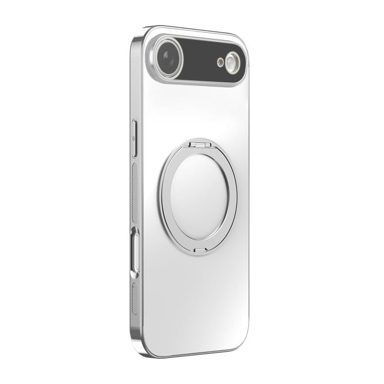 360度旋轉支架MagSafe電鍍手機殼附鏡頭蓋，適用於iPhone 17 Pro Max，適用於iPhone 17 Pro，適用於iPhone 17，適用於iPhone Air，適用於iPhone 16 Pro Max，適用於iPhone 16 Pro