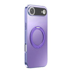 360度旋轉支架MagSafe電鍍手機殼附鏡頭蓋，適用於iPhone 17 Pro Max，適用於iPhone 17 Pro，適用於iPhone 17，適用於iPhone Air，適用於iPhone 16 Pro Max，適用於iPhone 16 Pro