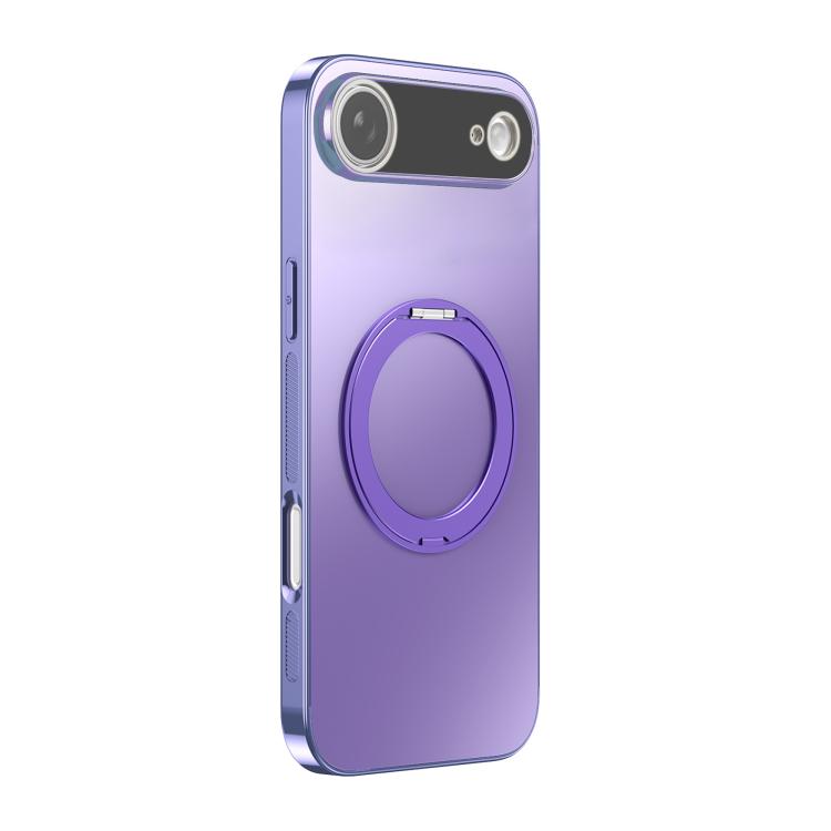 360度旋轉支架MagSafe電鍍手機殼附鏡頭蓋，適用於iPhone 17 Pro Max，適用於iPhone 17 Pro，適用於iPhone 17，適用於iPhone Air，適用於iPhone 16 Pro Max，適用於iPhone 16 Pro