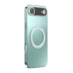 360度旋轉支架MagSafe電鍍手機殼附鏡頭蓋，適用於iPhone 17 Pro Max，適用於iPhone 17 Pro，適用於iPhone 17，適用於iPhone Air，適用於iPhone 16 Pro Max，適用於iPhone 16 Pro