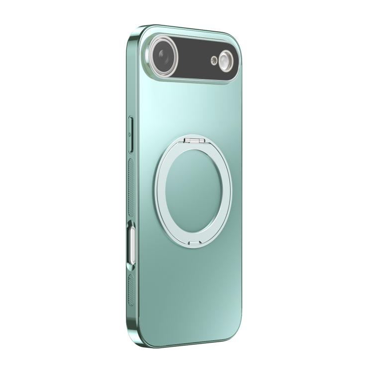 360度旋轉支架MagSafe電鍍手機殼附鏡頭蓋，適用於iPhone 17 Pro Max，適用於iPhone 17 Pro，適用於iPhone 17，適用於iPhone Air，適用於iPhone 16 Pro Max，適用於iPhone 16 Pro