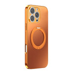 360度旋轉支架MagSafe電鍍手機殼附鏡頭蓋，適用於iPhone 17 Pro Max，適用於iPhone 17 Pro，適用於iPhone 17，適用於iPhone Air，適用於iPhone 16 Pro Max，適用於iPhone 16 Pro