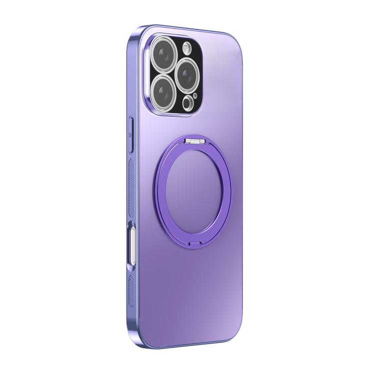 360度旋轉支架MagSafe電鍍手機殼附鏡頭蓋，適用於iPhone 17 Pro Max，適用於iPhone 17 Pro，適用於iPhone 17，適用於iPhone Air，適用於iPhone 16 Pro Max，適用於iPhone 16 Pro