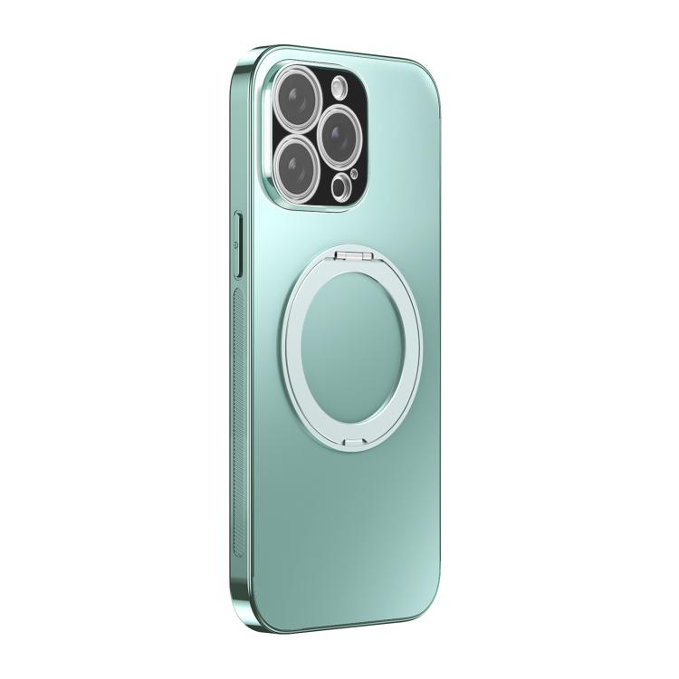 360度旋轉支架MagSafe電鍍手機殼附鏡頭蓋，適用於iPhone 14 Pro Max，適用於iPhone 13 Pro Max，適用於iPhone 13 Pro，適用於iPhone 13