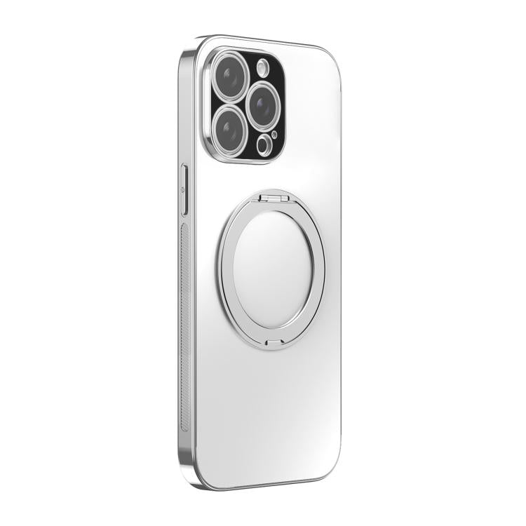 360度旋轉支架MagSafe電鍍手機殼附鏡頭蓋，適用於iPhone 14 Pro Max，適用於iPhone 13 Pro Max，適用於iPhone 13 Pro，適用於iPhone 13