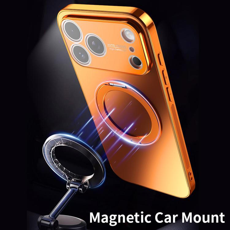 360度旋轉支架MagSafe電鍍手機殼附鏡頭蓋，適用於iPhone 17 Pro Max，適用於iPhone 17 Pro，適用於iPhone 17，適用於iPhone Air，適用於iPhone 16 Pro Max，適用於iPhone 16 Pro