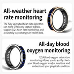SR16 SIZE 8 Smart Ring, Support Heart Rate / Blood Oxygen / Sleep Monitoring / Multiple Sports Modes