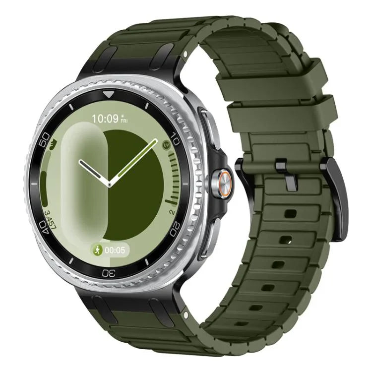 I 形紋理矽膠錶帶，適用於 Samsung Galaxy Watch8 / Watch8 Classic
