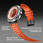 I 形紋理矽膠錶帶，適用於 Samsung Galaxy Watch8 / Watch8 Classic