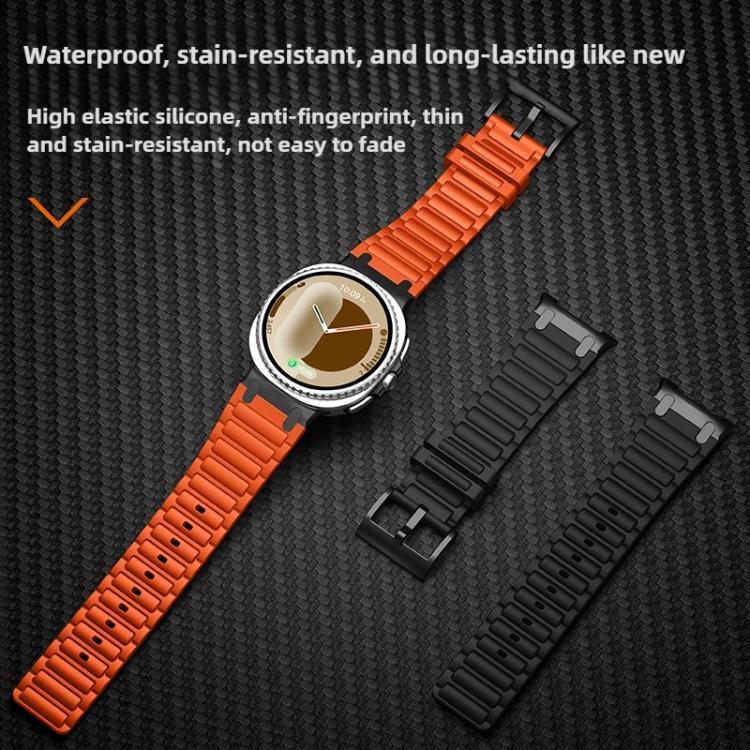 I 形紋理矽膠錶帶，適用於 Samsung Galaxy Watch8 / Watch8 Classic
