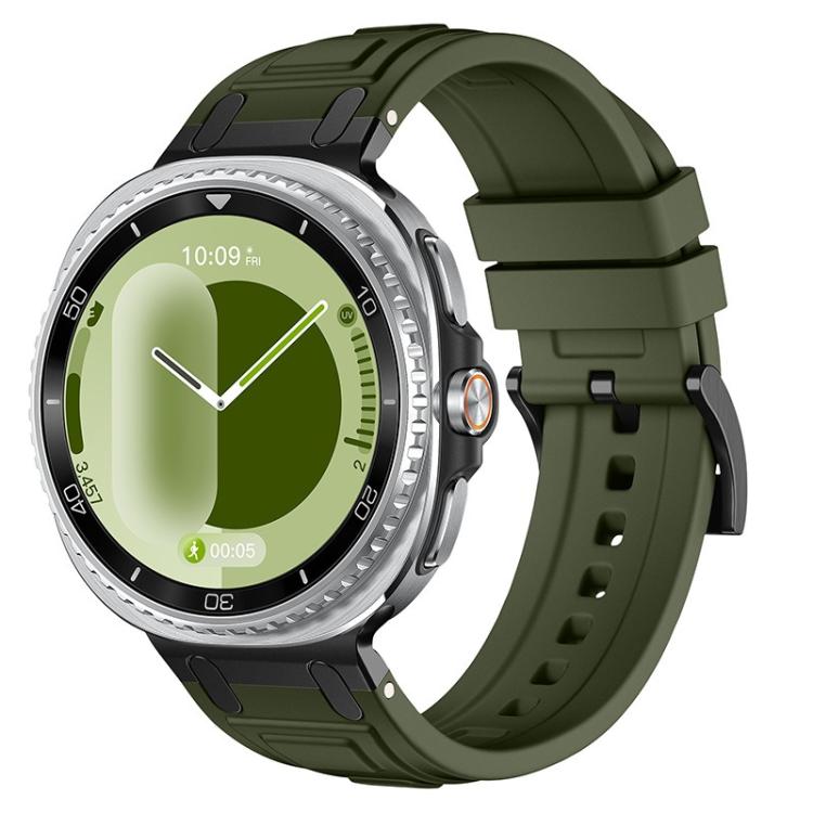 三層裝甲矽膠錶帶，適用於Samsung Galaxy Watch8 / Watch8 Classic