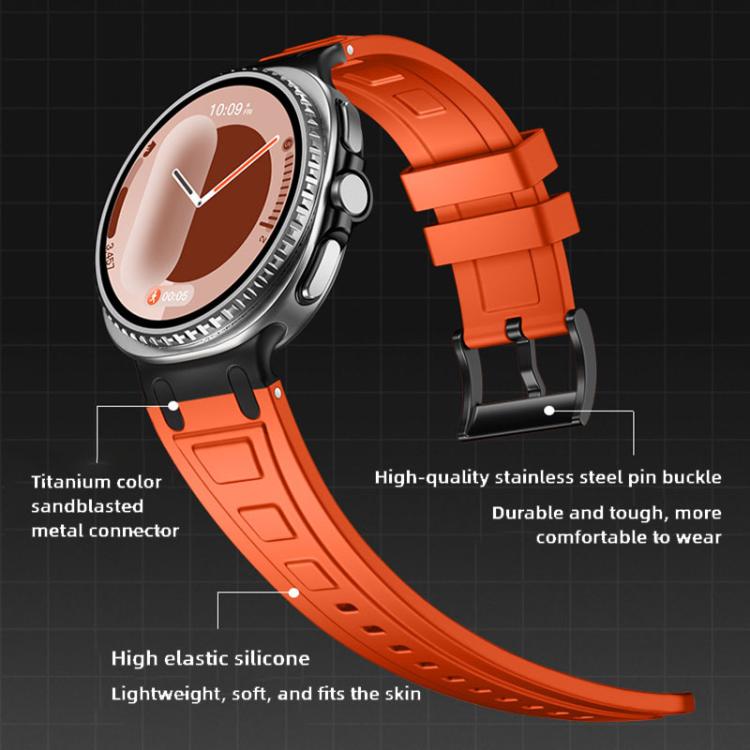 三層裝甲矽膠錶帶，適用於Samsung Galaxy Watch8 / Watch8 Classic