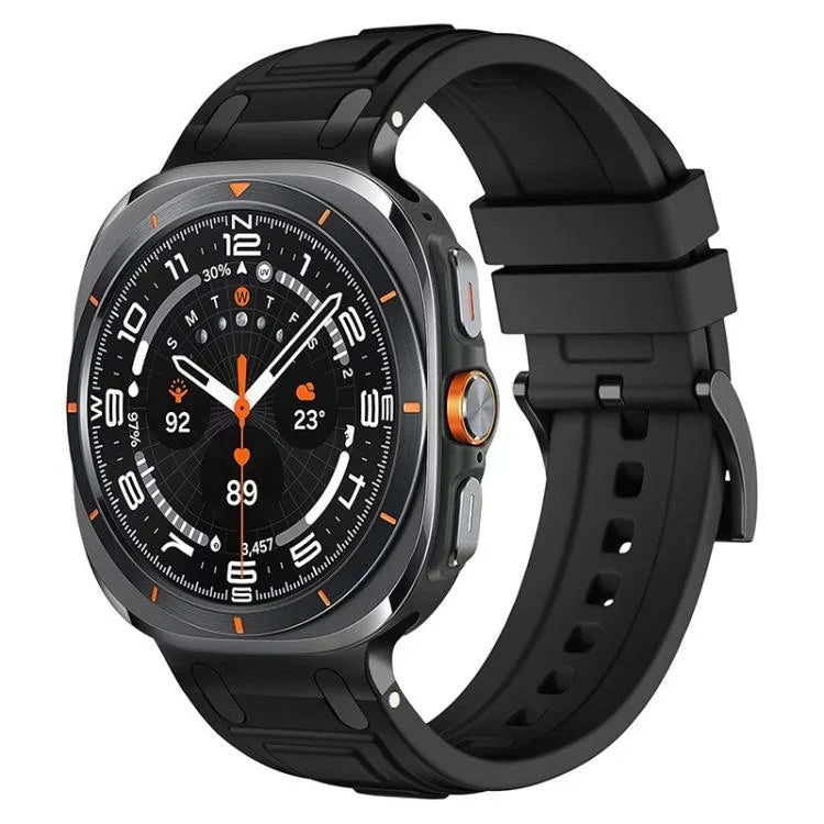 三層裝甲矽膠錶帶，適用於 Samsung Galaxy Watch Ultra / Ultra 2025