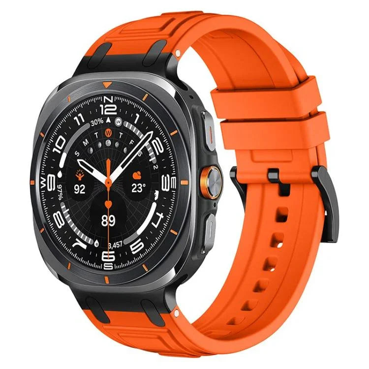 三層裝甲矽膠錶帶，適用於 Samsung Galaxy Watch Ultra / Ultra 2025