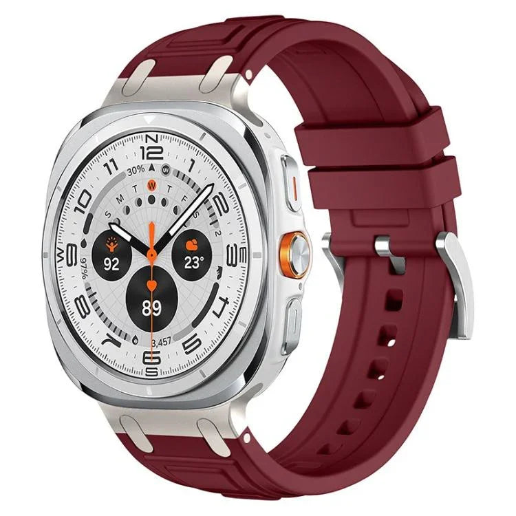 三層裝甲矽膠錶帶，適用於 Samsung Galaxy Watch Ultra / Ultra 2025