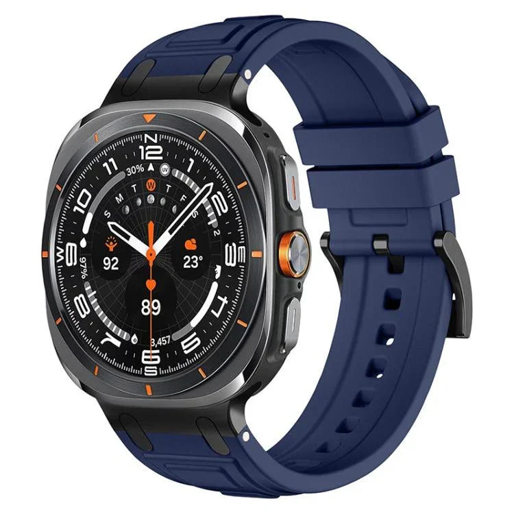 三層裝甲矽膠錶帶，適用於 Samsung Galaxy Watch Ultra / Ultra 2025