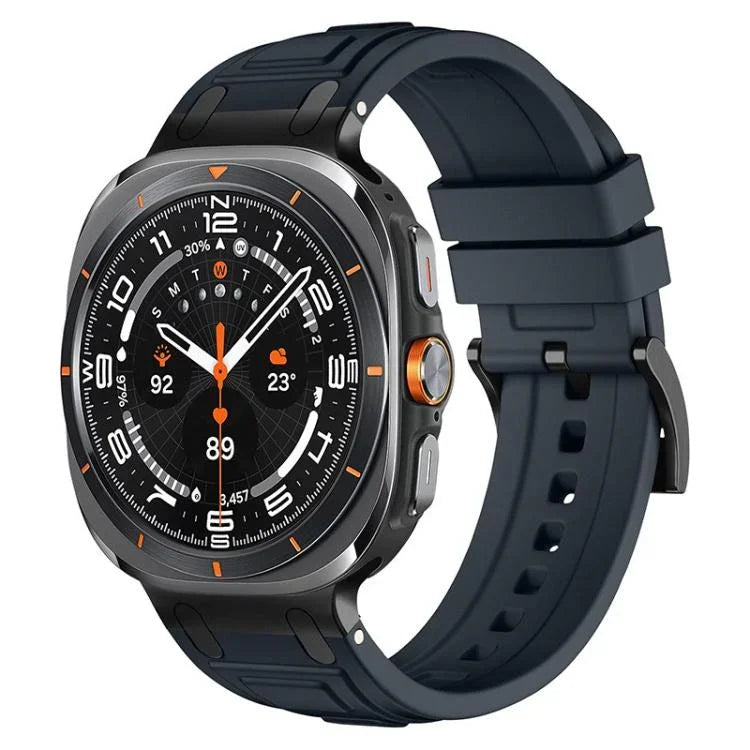 三層裝甲矽膠錶帶，適用於 Samsung Galaxy Watch Ultra / Ultra 2025