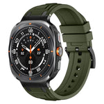 三層裝甲矽膠錶帶，適用於 Samsung Galaxy Watch Ultra / Ultra 2025