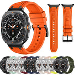 三層裝甲矽膠錶帶，適用於 Samsung Galaxy Watch Ultra / Ultra 2025