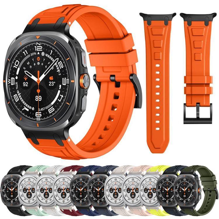 三層裝甲矽膠錶帶，適用於 Samsung Galaxy Watch Ultra / Ultra 2025