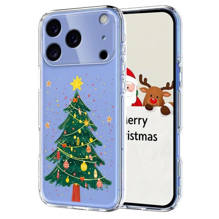 聖誕主題印花 TPU 手機殼，適用於 iPhone 17 Pro Max、iPhone 17 Pro、iPhone 17、iPhone Air、iPhone 16 Pro Max、iPhone 16 Pro、iPhone 16、iPhone 15 Pro Max、iPhone 15 Pro