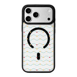 Christmas Series Strong Magnetic Painted Black Edge Phone Case, For iPhone 17 Pro Max, For iPhone 17 Pro, For iPhone 17