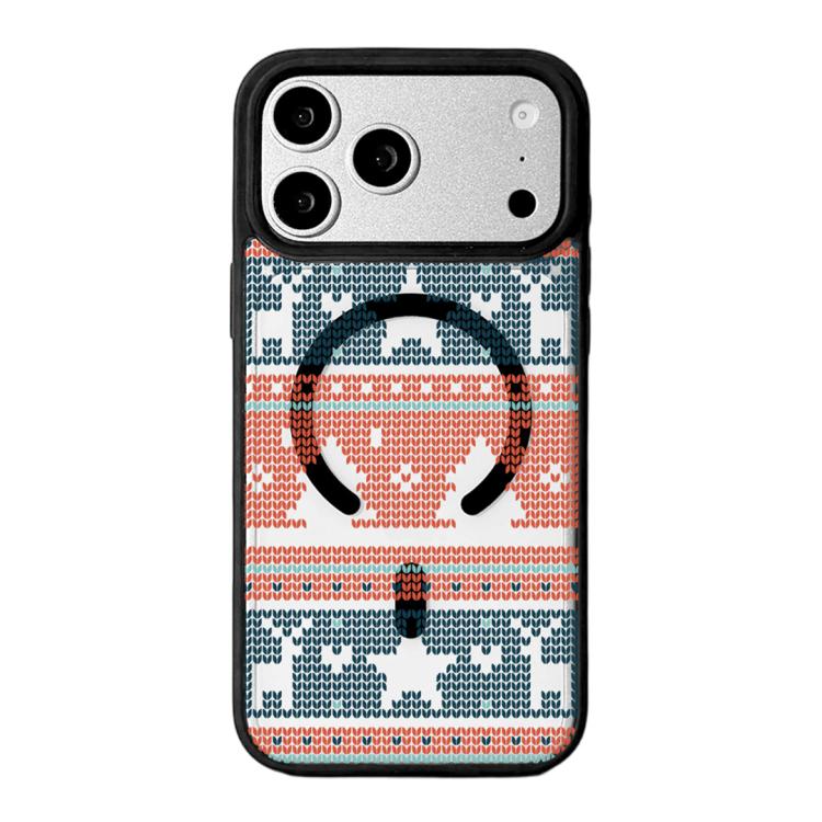 Christmas Series Strong Magnetic Painted Black Edge Phone Case, For iPhone 17 Pro Max, For iPhone 17 Pro, For iPhone 17