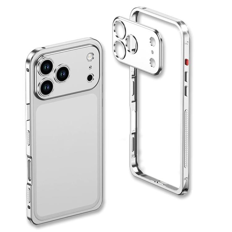 超薄合金金屬框防震手機殼附鏡頭框，適用於 iPhone 17 Pro Max、iPhone 17 Pro
