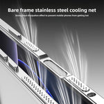 超薄合金金屬框防震手機殼附鏡頭框，適用於 iPhone 17 Pro Max、iPhone 17 Pro