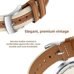 真皮拼色馬鞍錶帶，適用於 Apple Watch 46mm / 49mm / 45mm / 44mm，適用於 Apple Watch 42mm / 41mm / 40mm / 38mm