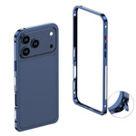 超薄合金金屬框防震手機殼，適用於 iPhone 17 Pro Max、iPhone 17 Pro