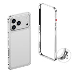 超薄合金金屬框防震手機殼，適用於 iPhone 17 Pro Max、iPhone 17 Pro