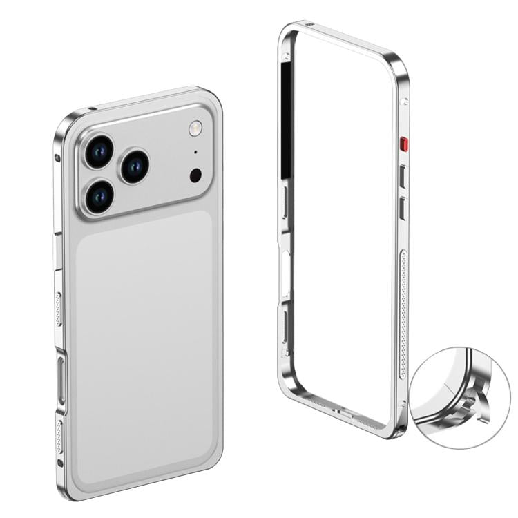 超薄合金金屬框防震手機殼，適用於 iPhone 17 Pro Max、iPhone 17 Pro
