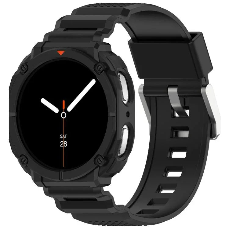 純色錶殼一體成型 TPU 錶帶，適用於 Samsung Galaxy Watch8 44mm，適用於 Samsung Galaxy Watch8 40mm