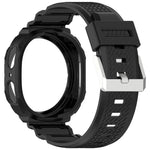 純色錶殼一體成型 TPU 錶帶，適用於 Samsung Galaxy Watch8 44mm，適用於 Samsung Galaxy Watch8 40mm