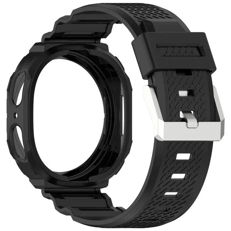 純色錶殼一體成型 TPU 錶帶，適用於 Samsung Galaxy Watch8 44mm，適用於 Samsung Galaxy Watch8 40mm