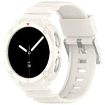 純色錶殼一體成型 TPU 錶帶，適用於 Samsung Galaxy Watch8 44mm，適用於 Samsung Galaxy Watch8 40mm
