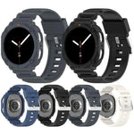 純色錶殼一體成型 TPU 錶帶，適用於 Samsung Galaxy Watch8 44mm，適用於 Samsung Galaxy Watch8 40mm