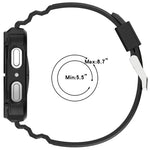 純色錶殼一體成型 TPU 錶帶，適用於 Samsung Galaxy Watch8 44mm，適用於 Samsung Galaxy Watch8 40mm