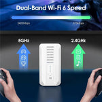 WAVLINK WL-WNF100X3NR-B 帶 Nano SIM 卡槽 歐洲版 5G 路由器 WiFi 6，歐規插頭，英規插頭
