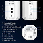 WAVLINK WL-WNF100X3NR-B 帶 Nano SIM 卡槽 歐洲版 5G 路由器 WiFi 6，歐規插頭，英規插頭