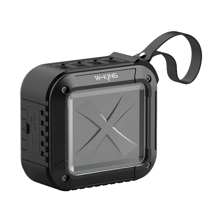 W-KING S7 迷你無線防水喇叭，具備 TF/FM/AUX/NFC 藍牙功能，自行車喇叭，黑色、橙色、藍色、軍綠色