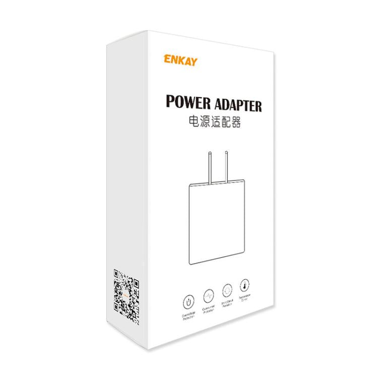 ENKAY 10W USB 牆壁充電器 5V 2A 電源適配器，歐規插頭，美規插頭