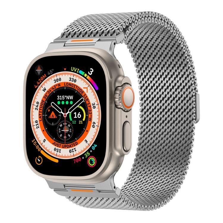 Vitality 粗網米蘭磁吸錶帶，適用於 Apple Watch 42 / 44 / 45 / 46 / 49mm