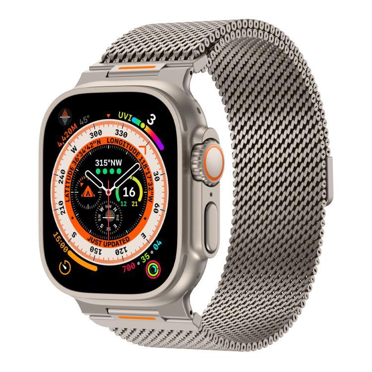 Vitality 粗網米蘭磁吸錶帶，適用於 Apple Watch 42 / 44 / 45 / 46 / 49mm