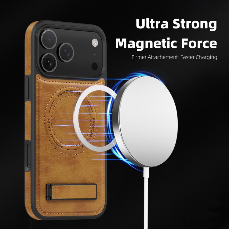Multi-function Holder MagSafe PU Phone Case, For iPhone 17 Pro Max, For iPhone 17 Pro, For iPhone 17, For iPhone  Air
