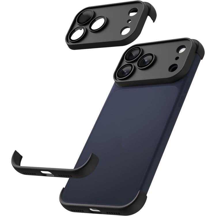 超薄無框 TPU 四角氣囊防震手機殼附鏡頭保護膜，適用於 iPhone 17 Pro Max，適用於 iPhone 17 Pro，適用於 iPhone 17，適用於 iPhone Air