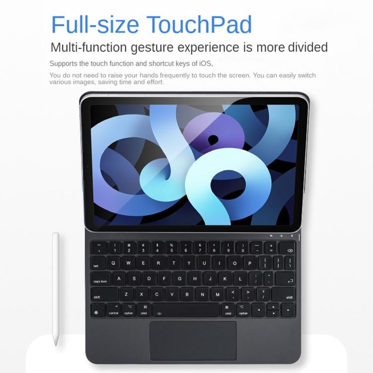 Touchpad Magic Keyboard Integrated Magnetic Protective Case, For iPad Air 11 2025 / 2024 / Pro 11